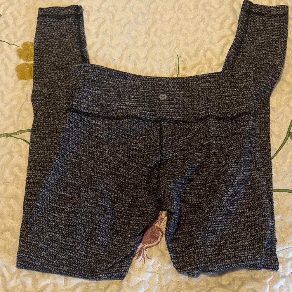 Lululemon Athletica Black and Gray Leggings